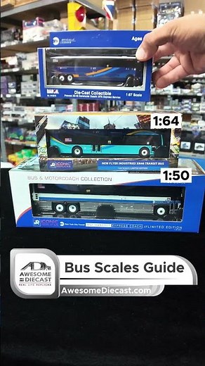 🚌 Diecast Bus Scales Explained 🧠