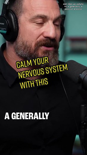 How to calm your nerves rapidly. #simonhill #theproofpodcast #andrewhuberman #hubermanlab #calmyournervoussystem #deepbreathing #deepbreath #fyp #foryou
