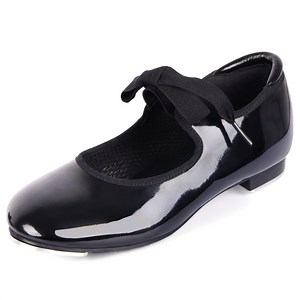 Dynadans Girl's Tap Shoes Lace Up Dance Shoes