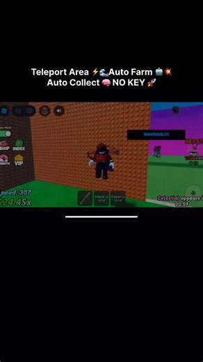 Escape Tsunami For Brainrots Script NO KEY | Teleport Area, Auto Farm, Auto Collect 🇺🇸🇨🇦🇪🇺 #fyp #robloxfyp #escapetsunami #script