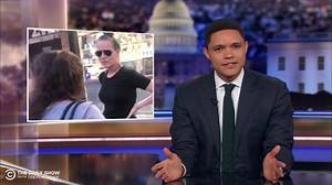 You know a white lady is going too far when other white women are trying to stop her. #CornerstoreCaroline | The Daily Show