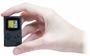 PocketSprite is a miniature Game Boy clone smaller than a Tic Tac box