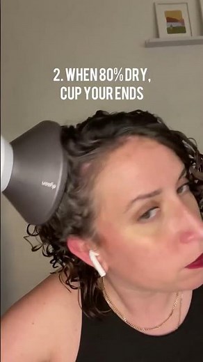 how to diffuse curly hair #curlyhair #wavyhair #diffuser