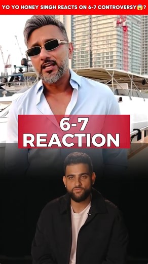 Yo Yo Honey Singh REACTS on Karan Aujla’s “6-7” Statement 😱?#ytshortsindia #honeysingh #karanaujla