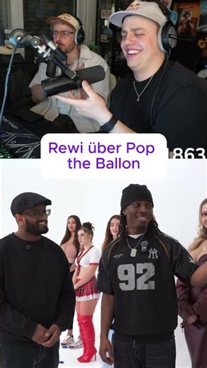 Rewi über Pop the Ballon #foryou #papaplatte #rewinside #chat #poptheballon