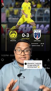 3.7K reactions · 22 shares | Malaysia Kalah Tipis Sewaktu Training Dengan Negara Cape Verde #malaysiavscapeverde #malaysia #capeverde #bolasepak #harimaumalaya | Weebro | Facebook
