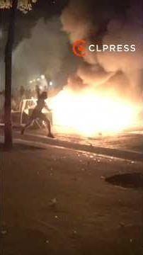 PSG : scènes d'émeutes sur les Champs-Elysées après la 2e victoire en Ligue des Champions