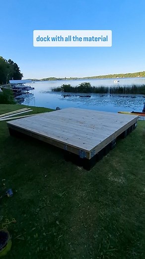 Just built this 10' x 10' floating dock using all the material from @dockedgeplus It's a straight forward build and I'm going to post a how to video, stay tuned! #floatingdock #dock #dockbuilder #dockbuilding #diydock #dockrepair #diyprojects #cottagerenovation #cottagelife #dockedge #cottageproject #renotip #renovationtips #renolife #homerenos #carpentryskills #carpentrywork #diyproject #muskokaontario #handymanservices | Meyers.makes
