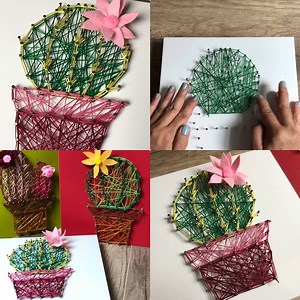 90K views · 1.4K reactions | Creativemamy Diy Episodio 4 del cactus MariaVSMaria Avete sentito parlare di string art ? Divertente carino da fare con i nostri bambini !! Provaci anche tu con Maria Veneziano Seguici anche qui www.youtube.com/c/creativemamy www.instagram.com/creativemamy | CreativeMamy | Facebook