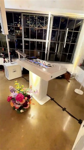 Wedding DJ setup views