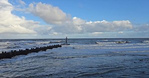 Good Morning from West Runton, very dark, however a bright day is forecast! Here's a little snippet from yesterday, yes the sun popped out briefly too, today is National Parfait Day so enjoy your frozen desserts! Have a lovely day everyone | West Runton Beach Cafe