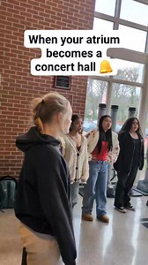 Atoms chorus performing Carol of the Bells. Listen to those acoustics! #AtomNation | Annandale High School