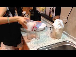 Making nut milk with a Hurom Slow Juicer (Almond Milk, Cashew Milk, Etc)