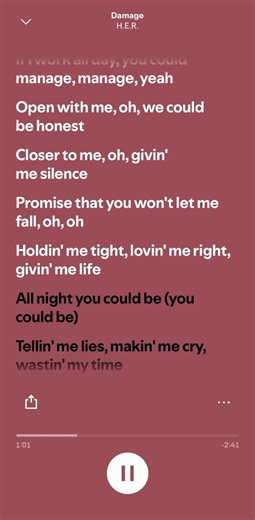 Damage lyrics: full song lyrics and meaning