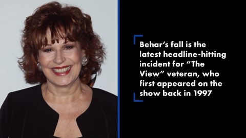 Joy Behar suffers dramatic fall on ‘The View,’ face-plants in front of audience