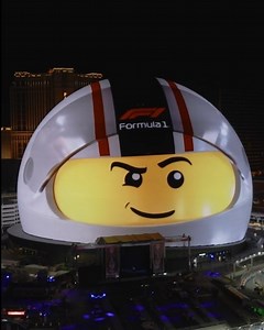 7.6K views · 38 reactions | Welcome to fabulous Las Vegas ✨ where the new LEGO F1 cars are roaring across Sphere at blazing speeds ️ Get ready to rev those engines! | LEGO Family | Facebook