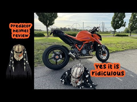 Predator Helmet Review... Let's talk about it while I ride around CLT on my KTM 1390 Superduke R