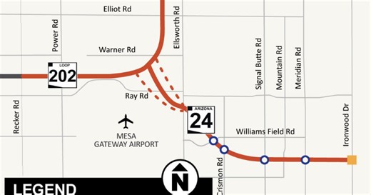 ADOT to begin major State Route 24 expansion project in southeast Valley next fall