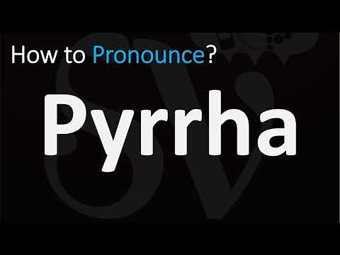 How to Pronounce Pyrrha? (CORRECTLY)