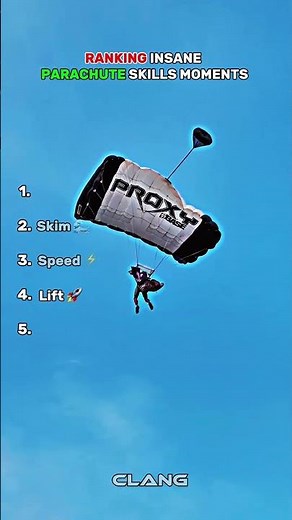 Ranking Insane Parachute Skills Moments💀 #usa