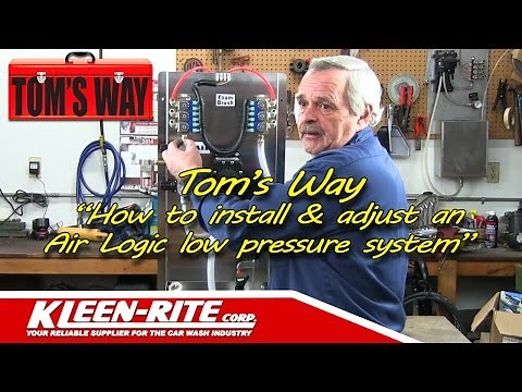 How to Install an Air Logic Low Pressure Self-Serve Car Wash Equipment System