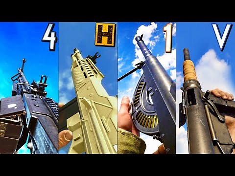 Playing with the SLOWEST Rate-of-Fire Guns in different Battlefield games...