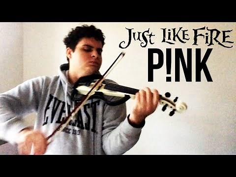 Just Like Fire - P!nk (Electric Violin Cover) | Brandon Woods