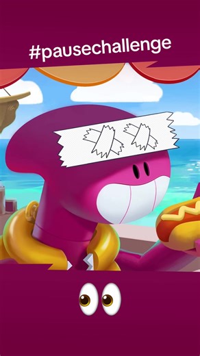 Pause the video and tell us what his eyes look like! #doug #brawlstars #pausechallenge