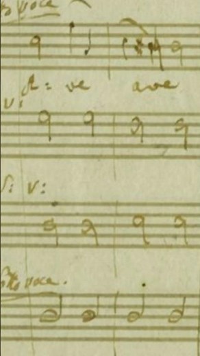 Mozart’s holograph manuscrip W.A.Mozart : Ave verum corpus Song by Shingo Ando