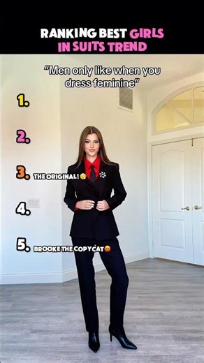 Best Girls in Suits Trend! Part 1
