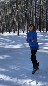 Exploring Snowdin with Frisk Cosplay