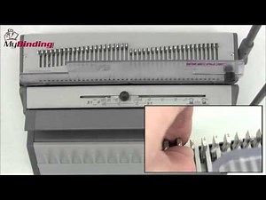 Renz SRW 360 Demo 3-1 Pitch Ring Wire Binding Machine Demo
