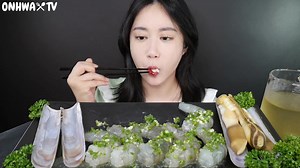 7.9K views · 102 reactions | MUKBANG Raw Shrimp, Razor Clam With Thai Seafood Sauce | Real Sound MUKBANG | ASMR | EATING SHOW | ASMR | Facebook