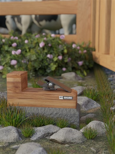 Innovative Gate Lock: Just Push to Unlock