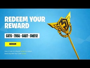 HOW TO GET THE FNCS OG PICKAXE FOR FREE THE AXE OF CHAMPIONS FNCS PICKAXE CODE FNCS PICKAXE OG