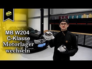 Mercedes-Benz C-Class W204 engine mount replacement | MB W204 change engine mounts | VitjaWolf