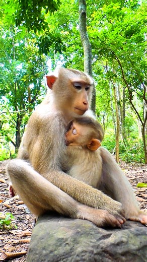 6K views · 373 reactions | So sweet mom Millie and Milla have a nice time taking a rest and quitting breastfeeding | Monkey Magic | Facebook