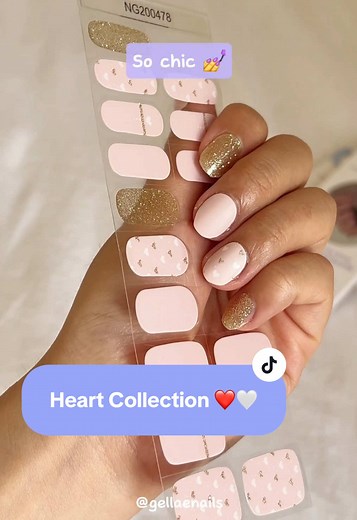 Cute Gel Nail Sticker Designs for Valentine’s Day