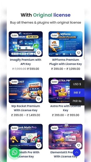 Get premium themes and plugins with license key #wordpress #developer #shorts #premiumplugin