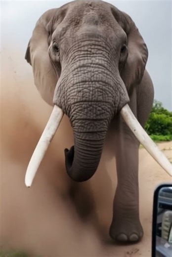 POV: An Angry Elephant Charges at You