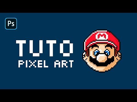 Créer Super Mario en Pixel Art ! [Tuto Photoshop]