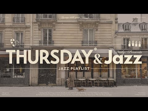 𝗧𝗛𝗨𝗥𝗦𝗗𝗔𝗬 𝗝𝗔𝗭𝗭 𝗟𝗜𝗩𝗘 | Thinking of a warm latte…☕ Romantic Thursday with winter jazz 💖 | #NoAImusic