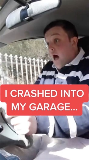 43K views · 308 reactions | I crashed into my garage… #drivinglessons #manualdrivinglessons #drivingtest #parenting | KDVlogs | Facebook