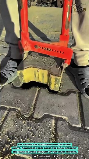 Paver Removal Tool: Dual-Prong Extractor for Fast Block Lifting
