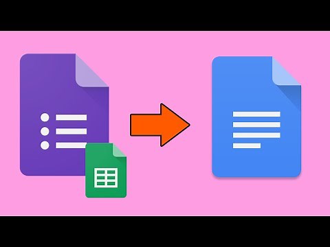 How to make Google form go to Google Doc