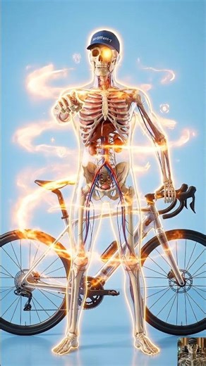What happens if you start cycling for 30 days . #skeleton #skull