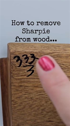 💸How to REMOVE SHARPIE from WOOD you THRIFT at GOODWILL💸CLEANING HACK for THRIFTED ITEMS💸 #cleaning