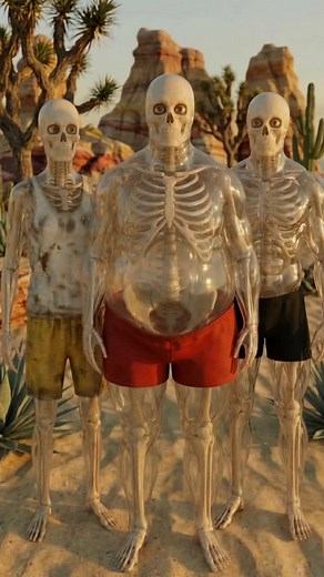 Who escapes the desert first skinny fat or muscular guy? #us #viral #socrates #fyp #animation video is taken from my Youtube channel ❤️