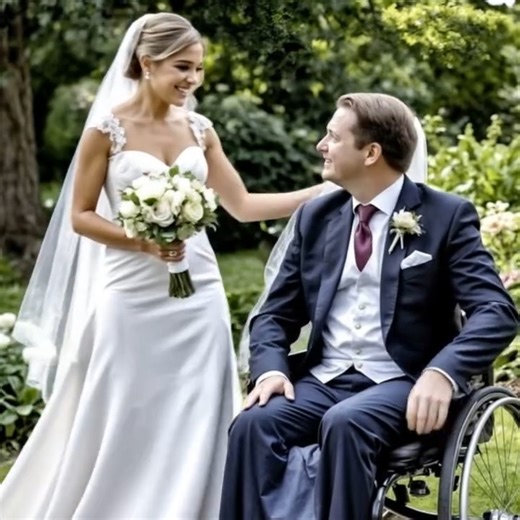 The young woman married a disabled man who had a big surprise for her on their wedding day She said “yes” to a man in a wheelchair, and nothing could have prepared her for what she would experience on the day of their union. When Sofia announced she was going to tie her life to that of a paralyzed man, the echo of her words caused a real earthquake around her. A heavy silence fell, as if she had just done something unthinkable. Her loved ones froze, her friends no longer dared speak, and even di