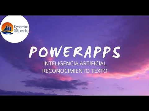 PowerApps - Inteligencia Artificial Reconocimiento de texto
